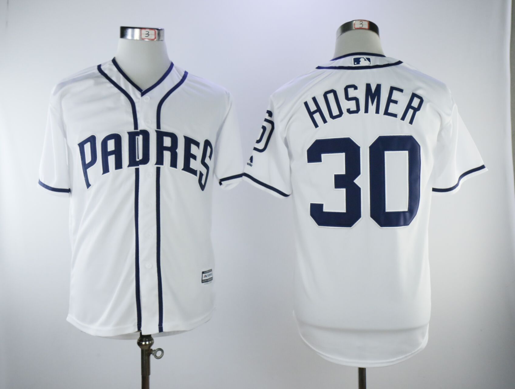 Men San Diego Padres 30 Hosmer White Game MLB Jerseys